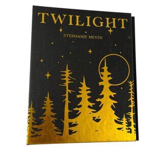 Twilight Stephanie Meyer Photo Album Hardcover Gold Foil Design The Bookish box